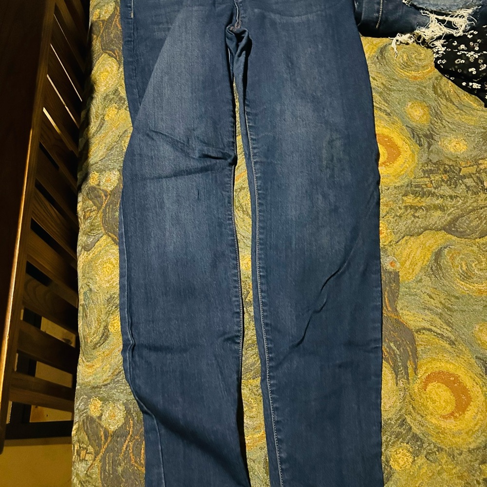Fashion Nova Dark Blue Skinny Jeans